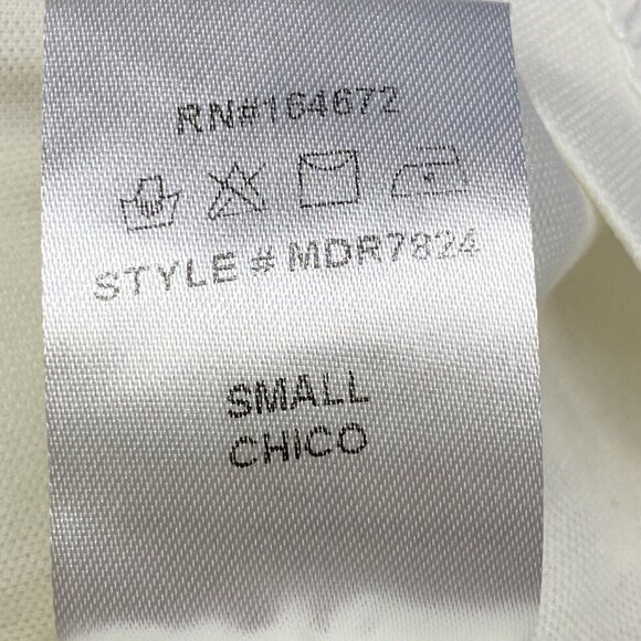 &MERCI Women Dress Size S Ivory Swiss Dot Pom Pom Maternity Sleeveless hg-30 - Picture 14 of 16